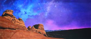 Aladdin Night Desert Landscape