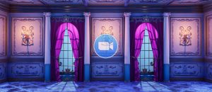 Beauty and the Beast Animation Elegant Interior Ballroom