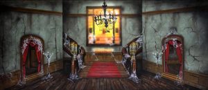 Christmas Carol animation haunted mansion interior