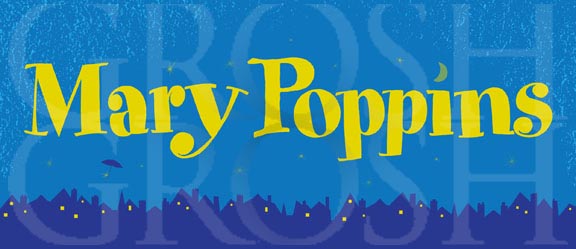 Mary Poppins Backdrop Projections
