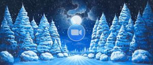 Nutcracker Animation Night Snow Landscape