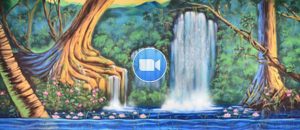 Peter Pan Animation Lagoon with Waterfall