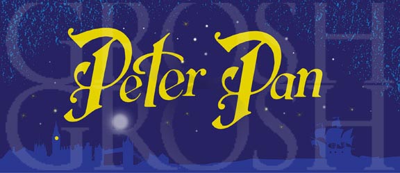 Peter Pan Show Curtain Backdrop Projection