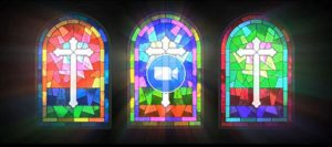 Sound of Music Animation Stained Glass Window