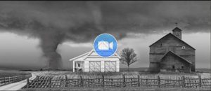 Wizard of Oz Animation Kansas Farm Tornado